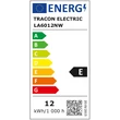 Energ Gömb burájú LED fényforrás 230 V, 50 Hz, 12 W,4000 K, E27, 1450 lm, 250°, A60, EEI=A+