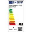 Energ Power LED fényforrás 230VAC, 7 W, 2700 K, E27, 450 lm, 40°