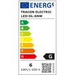 Energ Beépíthető LED mélysugárzó, kerek, fehér, 100-240VAC, 6W, 390lm, D=120mm, 4000K IP40