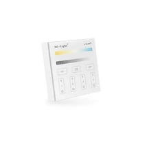 4 zónás RF, WiFi, CCT Touch fali vezérlő panel CON 782 2985-höz 12V DC 86x86x17