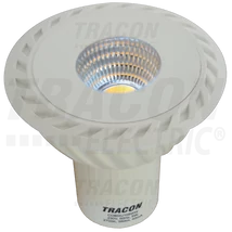 COB LED spot fényforrás 230VAC, 7 W, 2700 K, GU10, 490 lm, 40°
