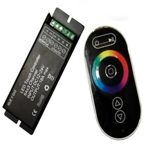 RF RGB Touch Vezérlő 18A + távirányító 12V DC 127x42x33