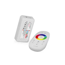 RF, WiFi, RGBW LED vezérlő egység Touch távirányítóval 12V DC 10A 85x45x22,5