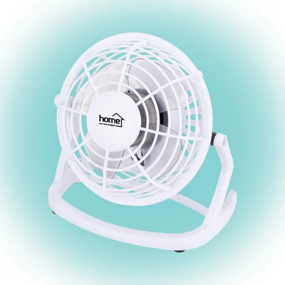 Asztali ventilátor USB, fehér