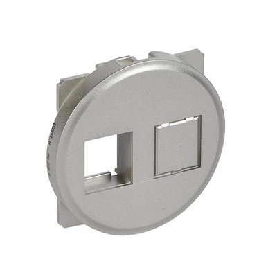 Céliane RJ45 Keystone adapter, titán