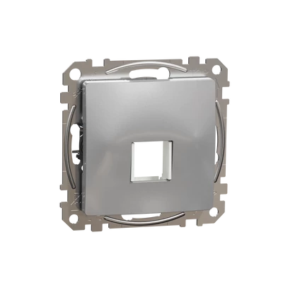 ÚJ SEDNA 1xRJ45 adapter, Keystone betétekhez, alumínium